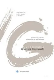 Omslag van Aanpassing enqueterecht
