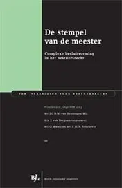 Omslag van De stempel van de meester