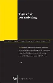 Omslag van Tijd voor verandering