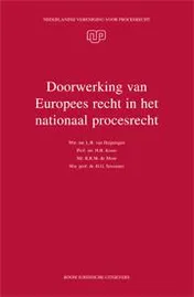 Omslag van Doorwerking van Europees recht in het nationaal procesrecht