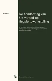 Omslag van De handhaving van het verbod op illegale tewerkstelling
