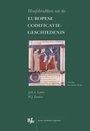Omslag van Hoofdstukken uit de Europese codificatiegeschiedenis