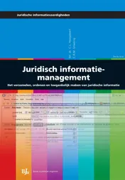 Omslag van Juridisch informatiemanagement