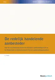 Omslag van De redelijk handelende aanbesteder
