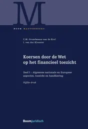 Omslag van 1 Algemene nationale en Europese aspecten, toezicht en handhaving