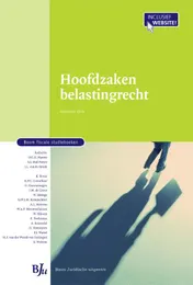 Omslag van Hoofdzaken belastingrecht
