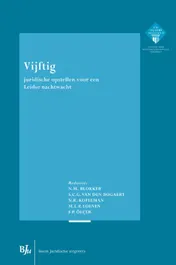 Omslag van Vijftig juridische opstellen voor een Leidse nachtwacht