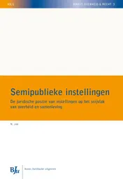 Omslag van Semipublieke instellingen
