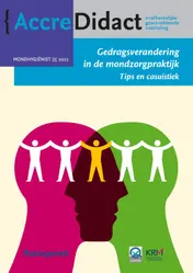Omslag van Gedragsverandering in de mondzorgpraktijk