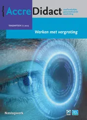Omslag van Werken met vergroting