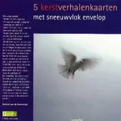 Omslag van Kerstverhalen kaart Sneeuwvlok set 5 kaarten incl. envelop