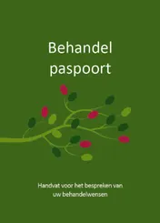 Omslag van Behandelpaspoort + opbergmapje