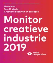 Omslag van Monitor Creatieve Industrie 2019