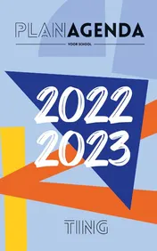 Omslag van TING planagenda 2022 / 2023