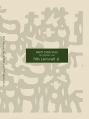 Omslag van Een oeuvre: de grafiek van frits Lensvelt Jr.