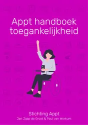 Omslag van Appt handboek toegankelijkheid