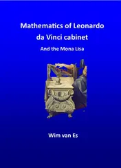 Omslag van Mathematics of Leonardo da Vinci cabinet. And the Mona Lisa.