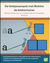 Omslag van De blokjesaanpak met Blokkie de blokschuiver