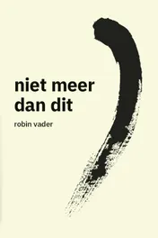 Omslag van Niet meer dan dit