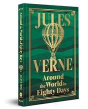 Omslag van Around the World in Eighty Days (Deluxe Hardbound Edition)