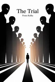 Omslag van The Trial by Franz Kafka A Masterpiece of Modern Literature Exploring Power, Bureaucracy, and Existential Struggle (Grapevine Edition)