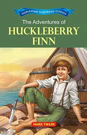 Omslag van The Adventure of Huckleberry Finn