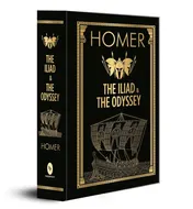 Omslag van The Iliad and the Odyssey (Deluxe Hardbound Edition)
