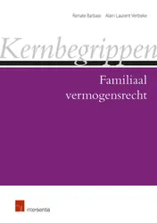 Omslag van Kernbegrippen familiaal vermogensrecht