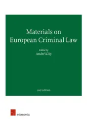 Omslag van Materials on European criminal law