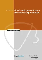 Omslag van Goed-werkgeverschap en informatieverplichtingen