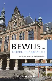 Omslag van Bewijs in letselschadezaken