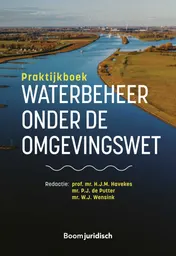 Omslag van Praktijkboek waterbeheer onder de omgevingswet