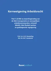 Omslag van Kernwetgeving Arbeidsrecht