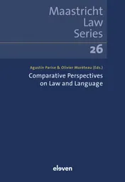 Omslag van Comparative Perspectives on Law and Language