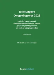 Omslag van Tekstuitgave omgevingswet 2023