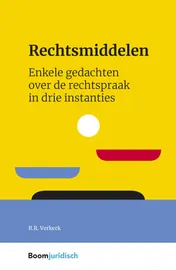 Omslag van Rechtsmiddelen