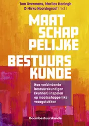 Omslag van Maatschappelijke bestuurskunde
