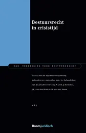 Omslag van Bestuursrecht in crisistijd