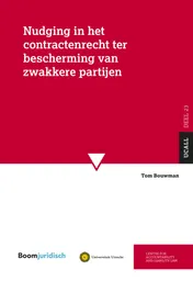 Omslag van Nudging in het contractenrecht ter bescherming van zwakkere partijen
