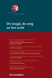 Omslag van De jeugd, de zorg en het recht