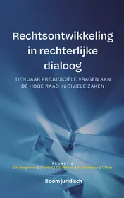 Omslag van Rechtsontwikkeling in rechterlijke dialoog