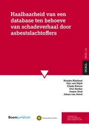 Omslag van Haalbaarheid van een database ten behoeve van schadeverhaal door asbestslachtoffers