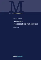 Omslag van Handboek openbaarheid van bestuur