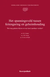 Omslag van Het spanningsveld tussen feitengaring en geheimhouding