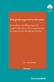 Omslag van Zorginkoopovereenkomst