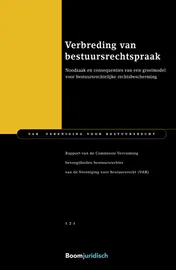 Omslag van Verbreding van bestuursrechtspraak