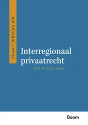 Omslag van Interregionaal privaatrecht