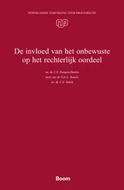 Omslag van De invloed van het onbewuste op het rechterlijk oordeel
