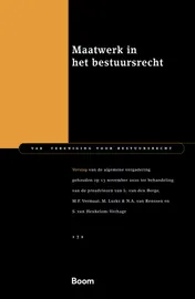 Omslag van Maatwerk in het bestuursrecht