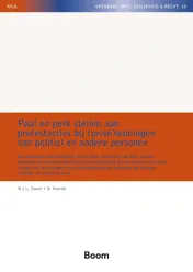 Omslag van Paal en perk stellen aan protestacties bij (privé)woningen van politici en andere personen